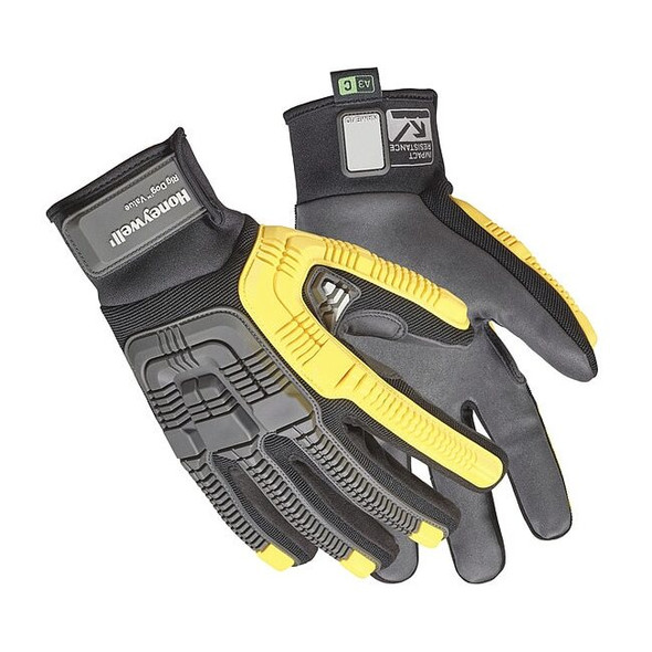 Honeywell Mechanics Gloves, Cut Level A3 ,Smooth ,XL (10) 1 PR 42-322BO/10XL