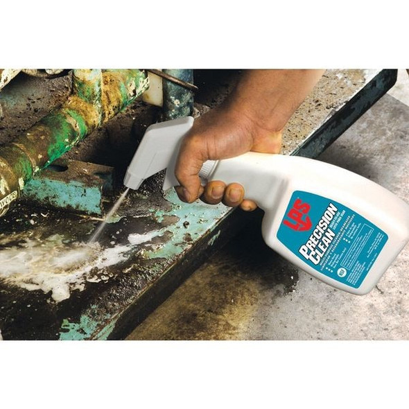 Lps Multi-Purpose Cleaner/Degreaser, 28 Oz Trigger Spray Bottle, Liquid, Greenish-Blue 02728