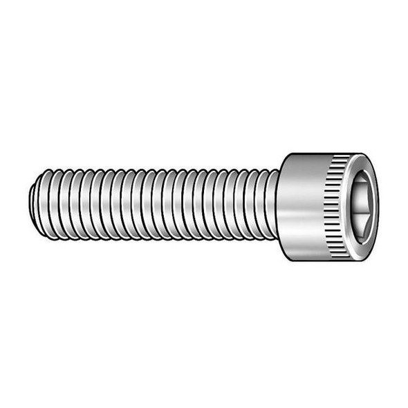 1-1/2"-6 Socket Head Cap Screw, Socket, Black Oxide Alloy Steel, 4 in Length