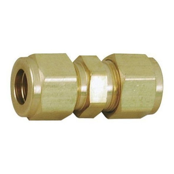 Parker Union, Brass, Comp. 1/2 in, Comp. 1/4 in 8-4 HBZ-B