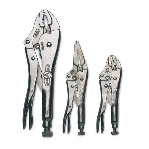 Irwin Locking Plier Sets,Plain Grip,3 Pcs 73