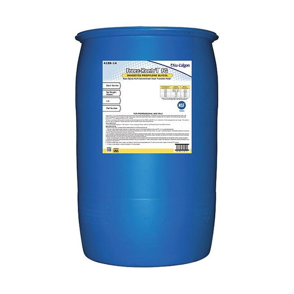 Nu-Calgon Freeze Protectant, Clear, 55 gal, Drum 4188-14