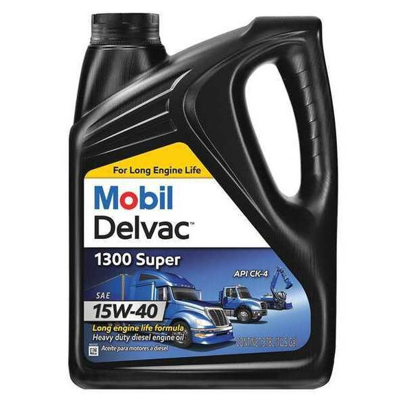 Mobil Mobil Delvac 1300 Super 15W-40, Diesel, 1 Gal 122492
