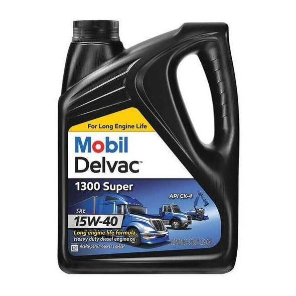 Mobil Delvac 1300 Super 15W-40, Diesel, 1 Gal 122492
