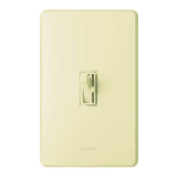Lutron Lighting Dimmer,Toggle,Ivory AYCL-253P-IV