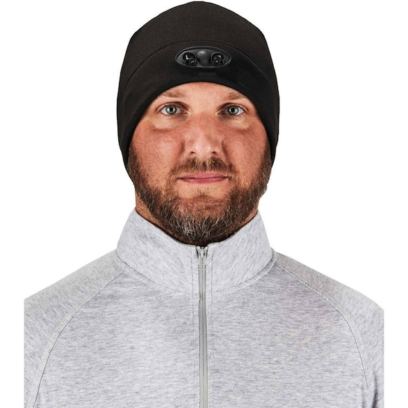 Ergodyne Beanie Cap,Over The Head,Universal,Black 6804 Ergodyne Beanie Cap,Over The Head,Universal,Black 6804