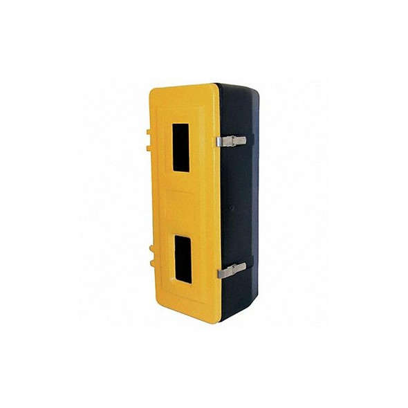 Safety Cabinet, Plastic, 11 3/4 in W x 27 1/2 in H x 10 in D, Yellow