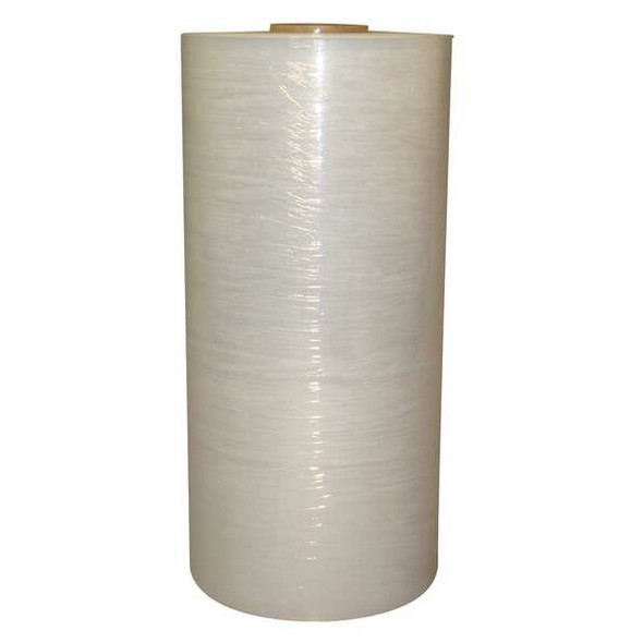 Stretch Wrap, 20" W x 8000 ft. L, 60 ga, Cast Style, Clear, Light Duty
