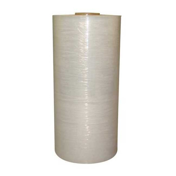 Stretch Wrap, 20" W x 8000 ft. L, 60 ga, Cast Style, Clear, Light Duty
