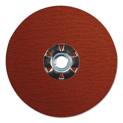 Tiger® Ceramic Resin Fiber Disc, 5 in dia, 5/8 in-11 UNC Arbor, 60 Grit