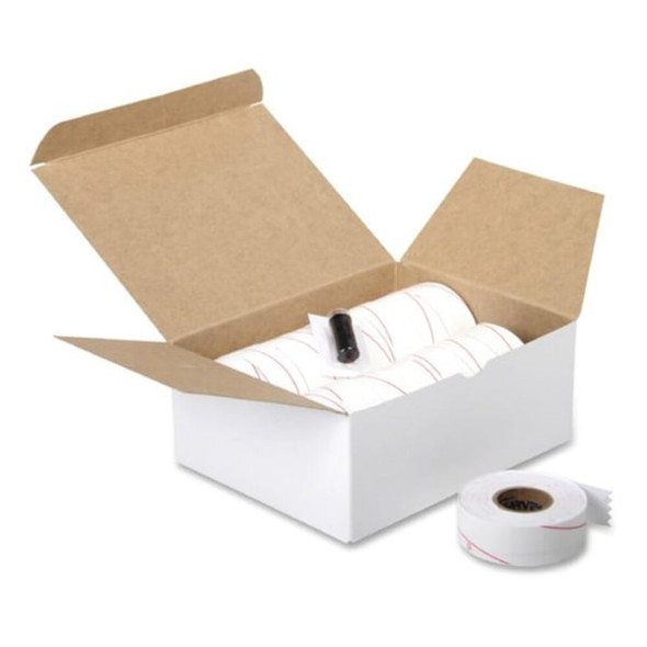 Garvey Labels, Removeable, 1-Line, Wht, PK16 90947