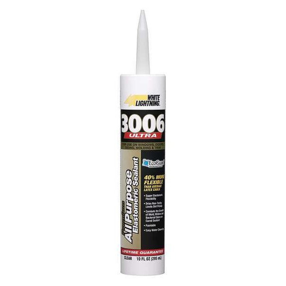 Hybrid Sealant, 10 oz, Cartridge, Clear, Hybrid Base, 3006 Ultra