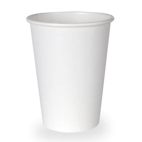 Manufacturer Varies Disposable Hot cup 12 oz. White, Paper, Pk1000 2342W