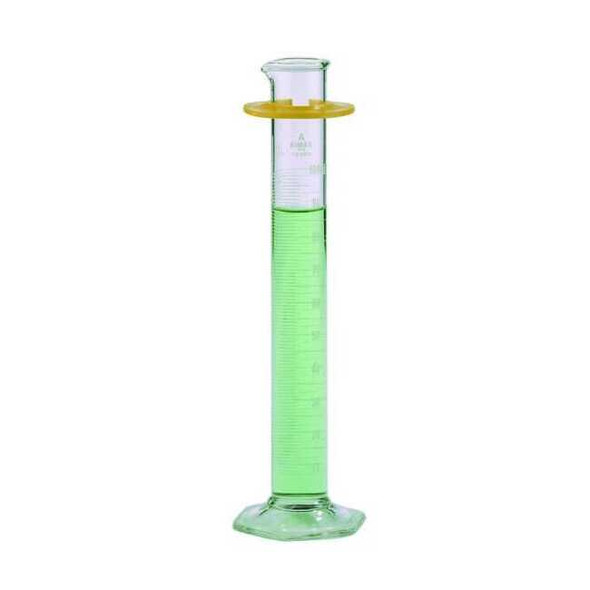 Kimble Chase Graduated Cylinder, 250mL, Glass, Clear KC20028W-250
