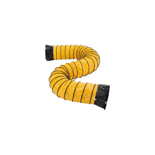 Global Industrial Flame Retardant Flexible Duct For 16"" Fan 16'L Yellow