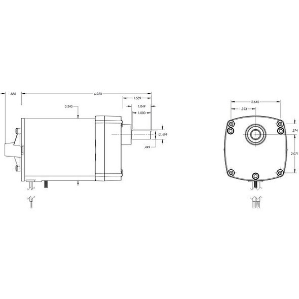 Dayton AC Gearmotor,16 rpm,TENV,115V 453R93
