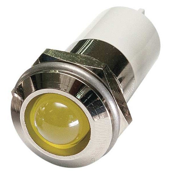 Manufacturer Varies Raised Panel Light, Yellow, 24 V DC 24M149
