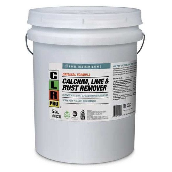 Clr Pro Calcium, Lime/Rust Remover,5 gal,Bucket G-FM-CLR-5PRO