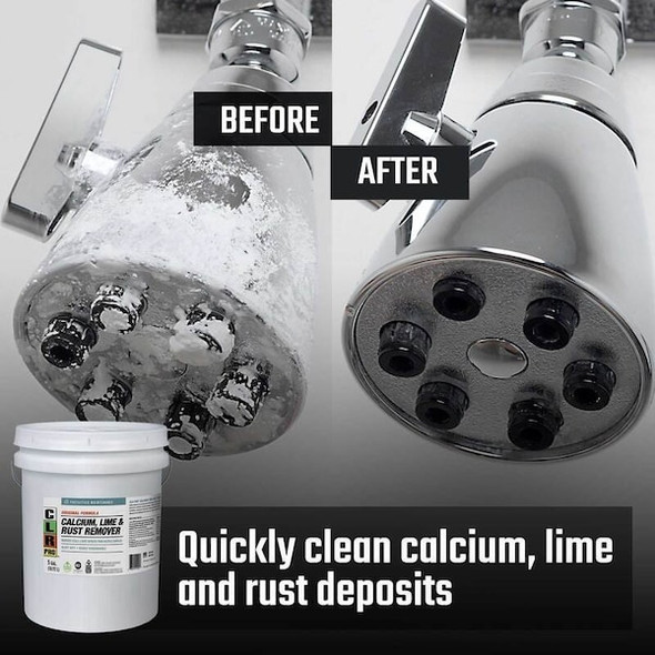 Clr Pro Calcium, Lime/Rust Remover,5 gal,Bucket G-FM-CLR-5PRO