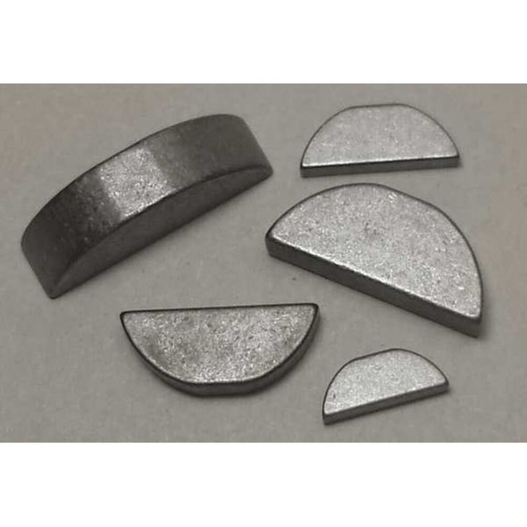 Itw Bee Leitzke Woodruff Key Assortment, Carbon Steel, Plain WWG-DISP-WKC072