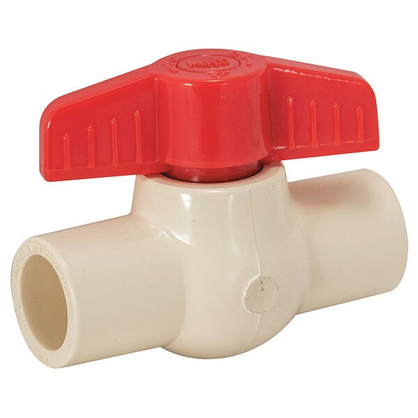 Manufacturer Varies Manual 2-Way Ball Valve,Slip,CPVC 48636