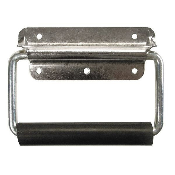 Monroe Pmp Folding Pull Handle, Polished Zinc, Unth. Through Holes PH-0293