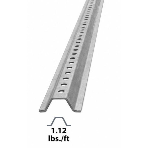 Sign Post, U-Channel, ,Steel Galvanized, Hot Dipped, 7 ft. L, 7-8" D  054-00017