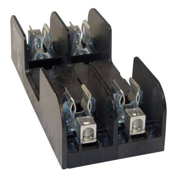 Open Fuse Block, R UL Class, 600V AC/DC Volt Rating, 2 Poles, Box Lug