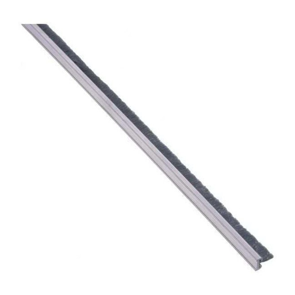 National Guard Door Weatherstripping,Silver,8 ft L 136P-96"