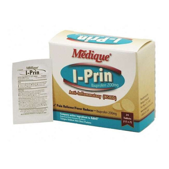 Manufacturer Varies Ibuprofen Pain/Fever Reducer,200mg,PK24 10064
