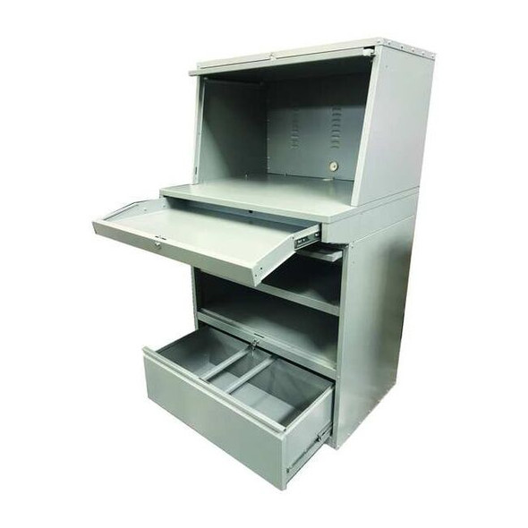 Manufacturer Varies Computer Enclosure,35" Overall W.,Steel 462D19