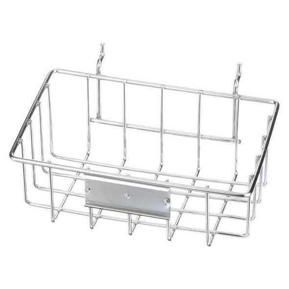 Marlin Steel Wire Products Rectangular Storage Basket, Steel, Silver 920-12