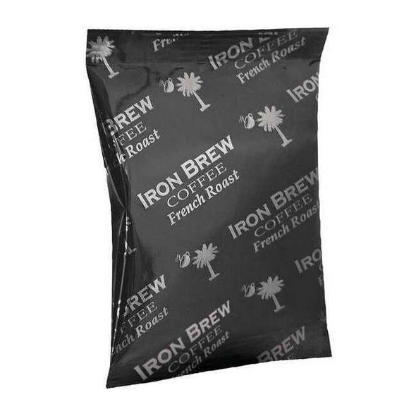 Coffee, French Roast, Fraction Pack, Caffeinated, Ground, 5.46 lb, 50 PK