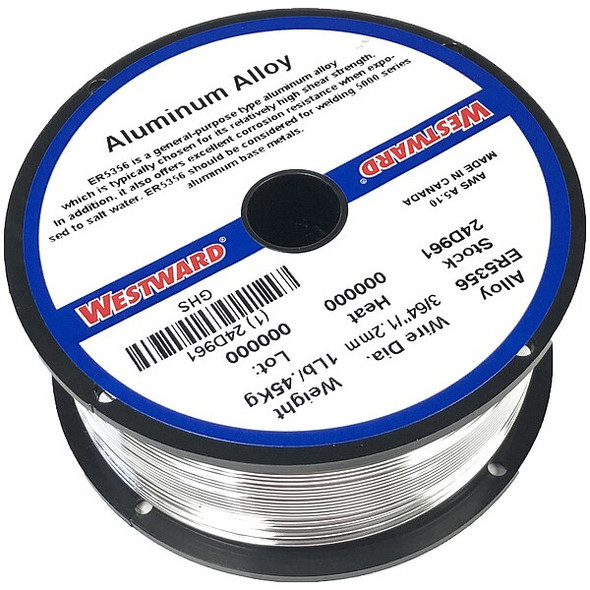 Westward Mig Welding Wire,ER5356,0.047,1lb 24D961