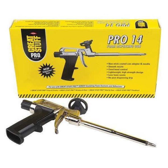 Great Stuff Spray Applicator Gun, Black/Silver, For 20 to 30 oz Bottles, Aluminum 99046685