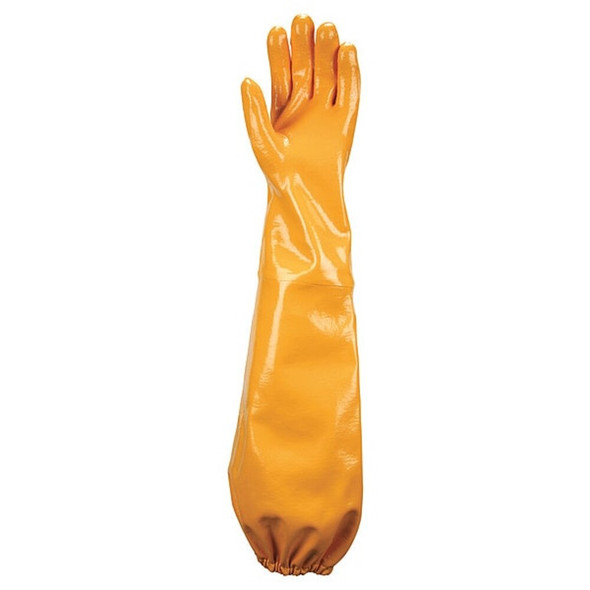 MG9796 Chemical Resistant Gloves, Nitrile, 25 in L, Yellow, 2XL, 1 PR  MG9796XXL