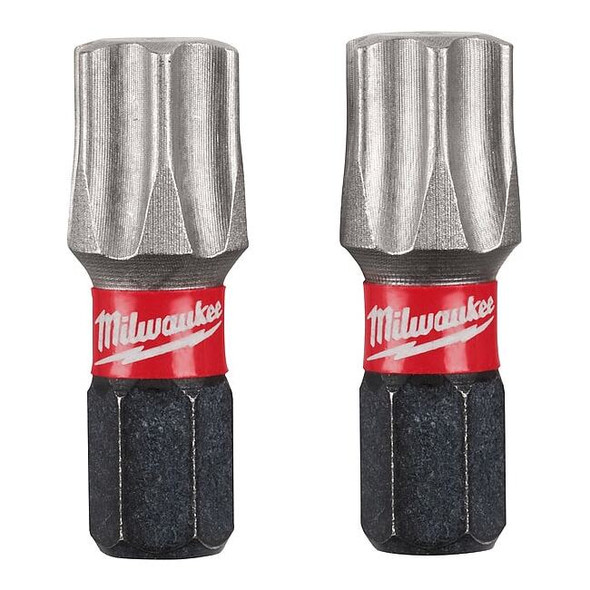 Milwaukee Tool SHOCKWAVE 1"Torx T50 Impact Bit, PK2 48-32-4989