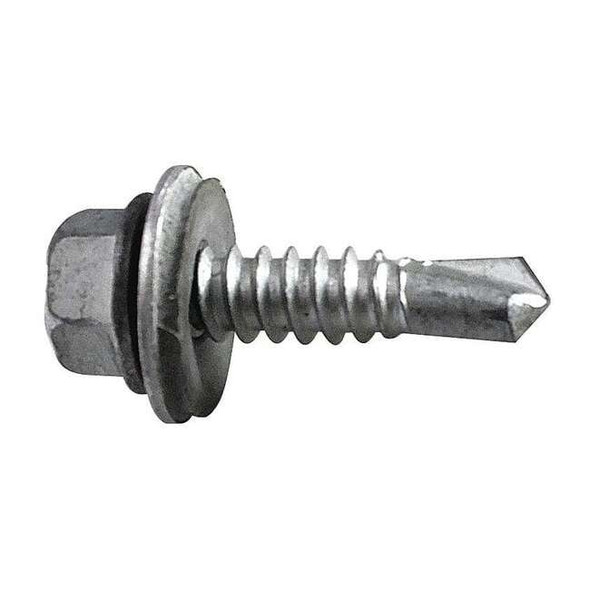 American Garage Door Supply Hinge Screw, Door Mount, 1 in L, PK24 TAOS141W