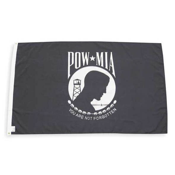 Annin Flagmakers Pow Mia Flag,3x5 Ft 377991 Annin Flagmakers Pow Mia Flag,3x5 Ft 377991