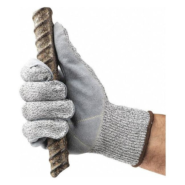 Edge Cut Resistant Gloves, Cut Level A4 ,Uncoated ,Sandy ,11 1 PR 48-703