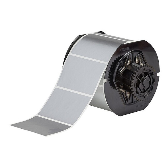 Brady Pre-Cut Label Stock Roll, Gray, Satin B33-19-413