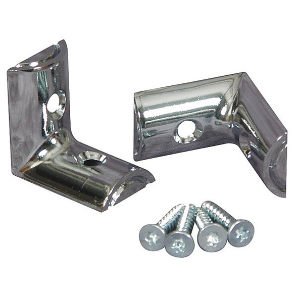 Asi Global Partitions Zamac Inline Bracket, For Steel Partition 40-8511950