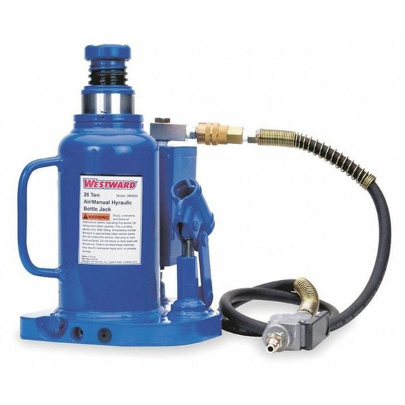 Westward Bottle Jack,12 Ton,9 1-2-18 1-2 In Lift 1ZKX7