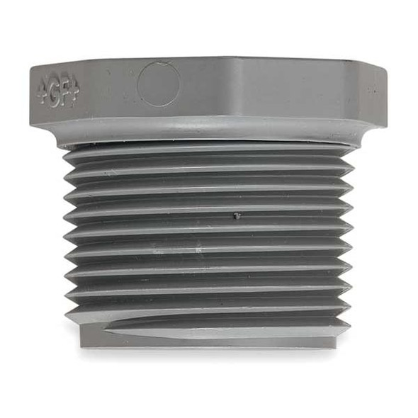 Manufacturer Varies CPVC Hex Head Plug, Schedule 80, 3" Pipe Size, MNPT 9850-030