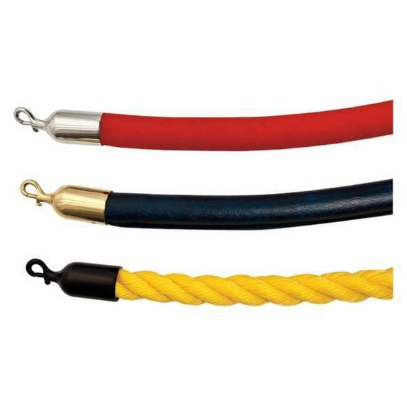 Visiontron Barrier Rope, Velvet, 6 ft L 840BK72HE-SS1