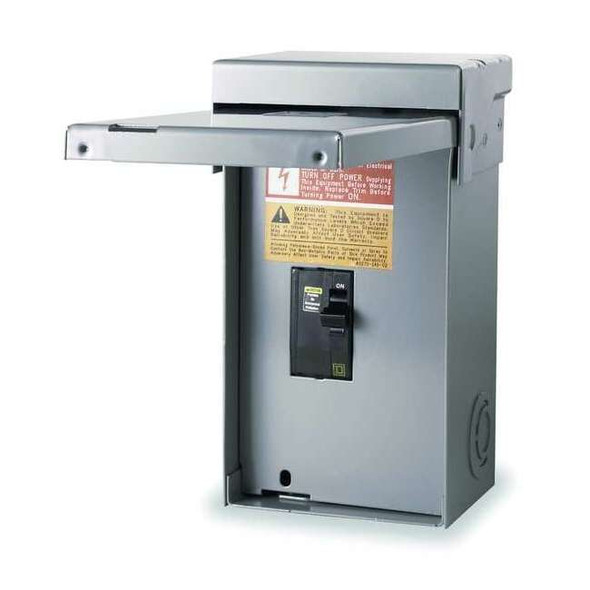 Safety Switch, General Duty, 240 V, 2PST, Indoor/Outdoor, Steel