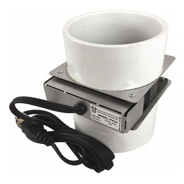 Tjernlund Products PVC Radon Booster Fan, 16W, 4" PVC4