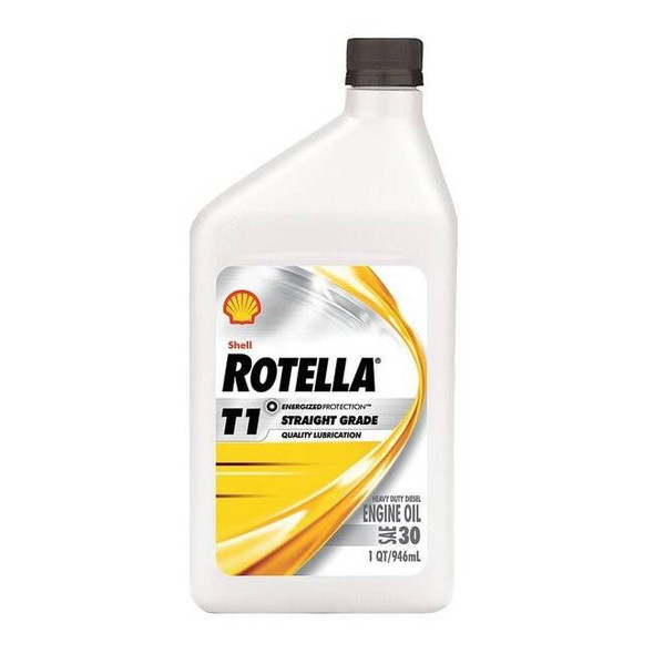 Rotella Diesel Engine Oil, 1 Qt., 30W, Rotella T1 550054461