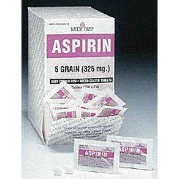Medi-First Aspirin Pain-Fever Reducer,325mg,PK500 80513