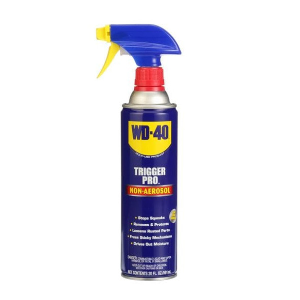Trigger Pro, Non Aerosol General Purpose Lubricant, -69 to 300 F, 20 oz, Spray Bottle, Amber
